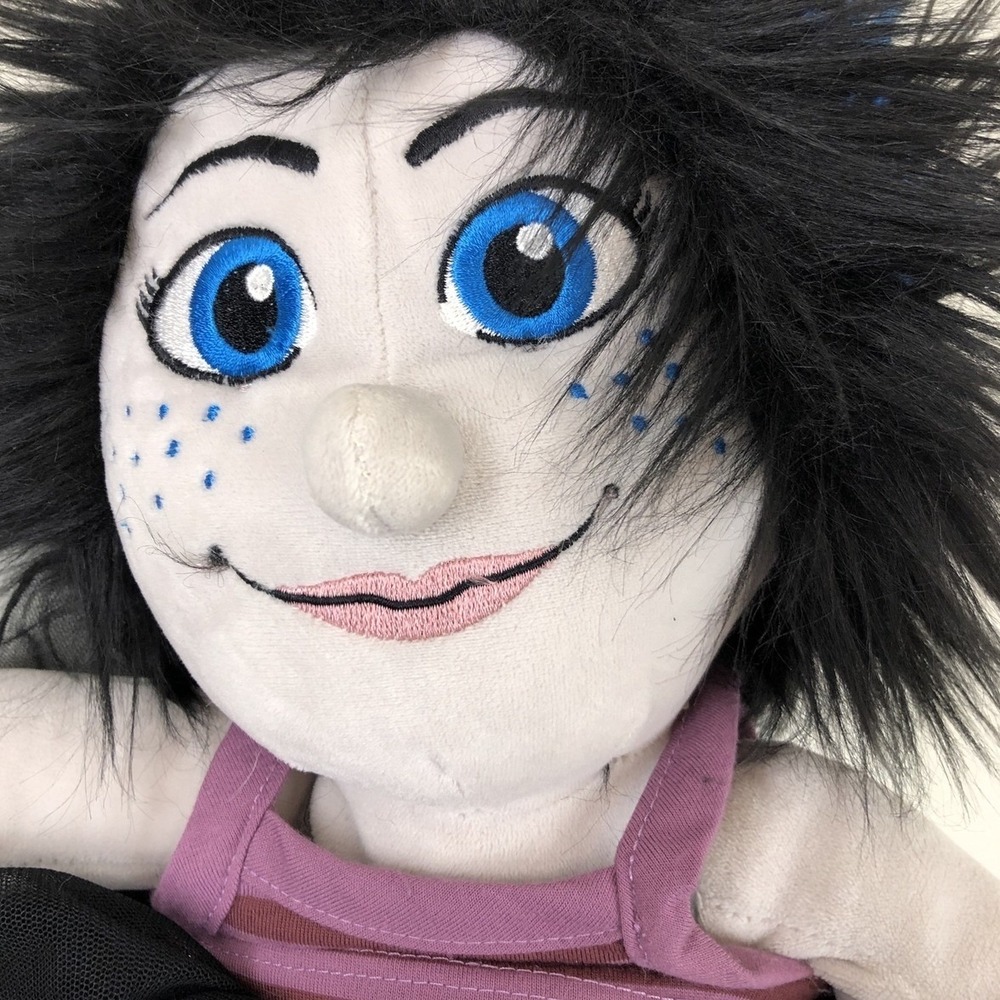 Smurfs Vexy Plush Doll Stuffed Animal Black Hair Blue Eyes 12 inch A21 - Picture 3 of 5